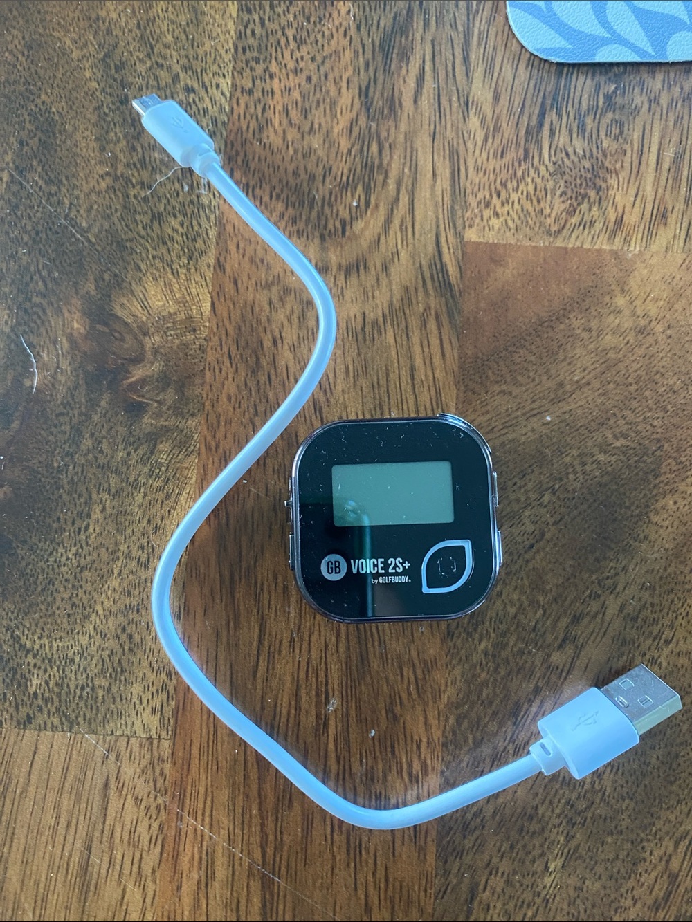 Gianni Bini Voice 2S+ Pedometer in Black with White Cable